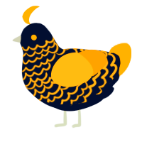 Wood Burning Stove, a tumblr and orange chicken with a lace pattern