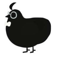 A black chicken