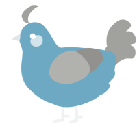 A sky and ash chicken