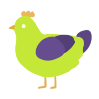 (unnamed), a lime and overcast chicken