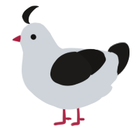A mist and sable chicken