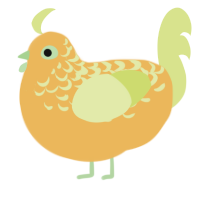 A honey and lemon chicken with a half-lace pattern