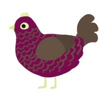 apple cider turd, a wine and bark chicken with a lace pattern