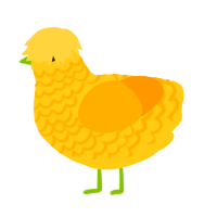 Yellow Zucchini, a honey and orange chicken with a lace pattern