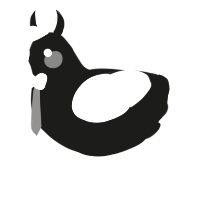 Vendetta, a black and mist chicken