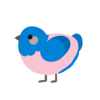 A rose and sapphire chicken with a head pattern