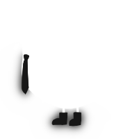 A white chicken with a bar pattern