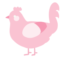 Rosey, a rose chicken