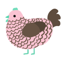 ArizonaGreenTea, a rose and bark chicken with a lace pattern