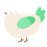 A cream and spring chicken