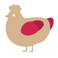 new horrible sauce, a beige and crimson chicken