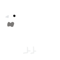 Snowdrop, a white chicken with a lace pattern