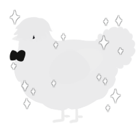 A black chicken