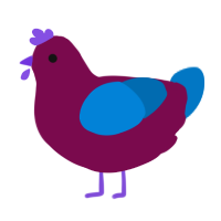 A wine and sapphire chicken