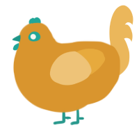 A orange and honey chicken