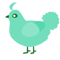 A mint chicken