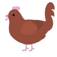 A russet chicken