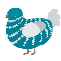 Baja blast, a sea and mist chicken with a bar pattern