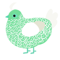 GetInto Hypnosis Mic, a spring and white chicken with a double-lace pattern