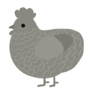 Tiny Cities Made of, a ash chicken with a lace pattern