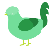 Shamrock Shake, a spring and viridian chicken