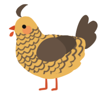 McSpicy, a honey and bark chicken with a lace pattern
