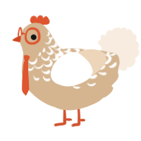 Pan piñita, a beige and cream chicken with a half-lace pattern