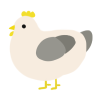 (unnamed), a cream and ash chicken