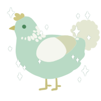 A spring and lemon chicken with a neck-speckle pattern