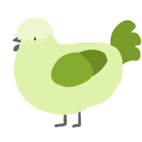 green apple, a apple and chartreuse chicken