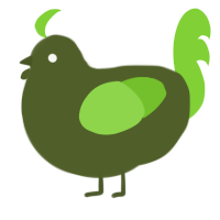 (unnamed), a olive and grass chicken