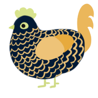 glow worm, a tumblr and honey chicken with a lace pattern