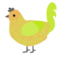 A honey and lime chicken with a double-lace pattern