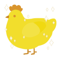 Walmart squeaker, a yellow chicken
