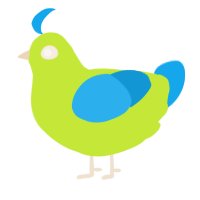 fresh grass, a lime and sky chicken