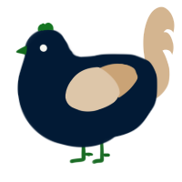 A tumblr and beige chicken