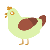 A apple and russet chicken