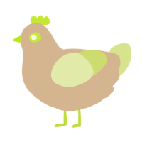A beige and lemon chicken