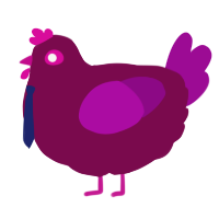 A wine and plum chicken