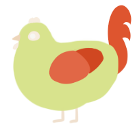 (unnamed), a lemon and vermilion chicken