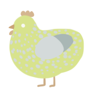 (unnamed), a lemon and silver chicken with a speckle pattern