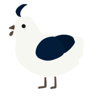 BlackBerry, a white and tumblr chicken