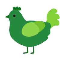 inchworm, a viridian and grass chicken