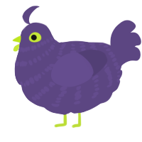 (unnamed), a overcast chicken with a bar pattern