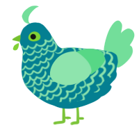 Medkit Jr, a sea and spring chicken with a lace pattern