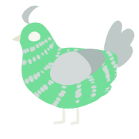 (unnamed), a spring and silver chicken with a bar pattern