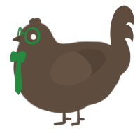 Turd the Third, a bark chicken