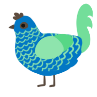 (unnamed), a sapphire and spring chicken with a lace pattern