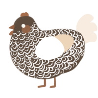 Er Bao, a bark and cream chicken with a double-lace pattern