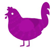 Little Jack Horner, a plum chicken with a bar pattern